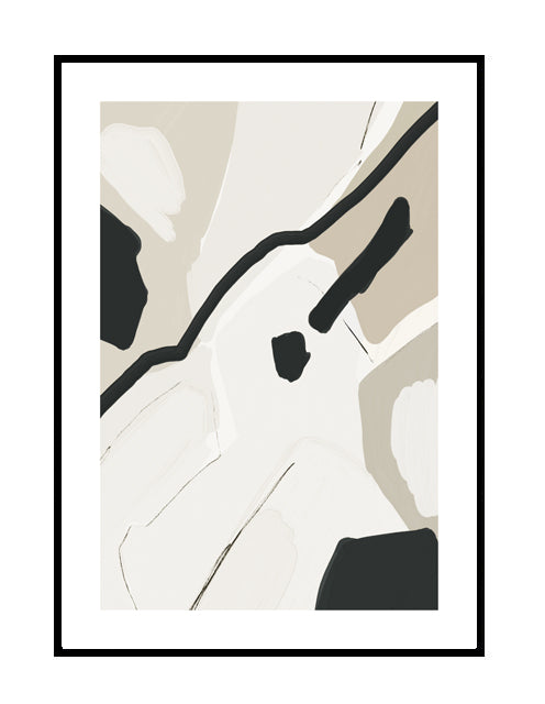 modern abstract wall print 