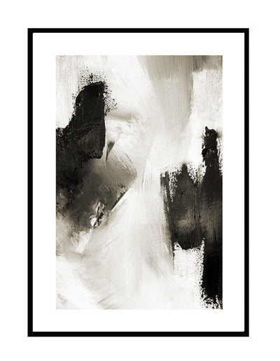 monochrome abstract print