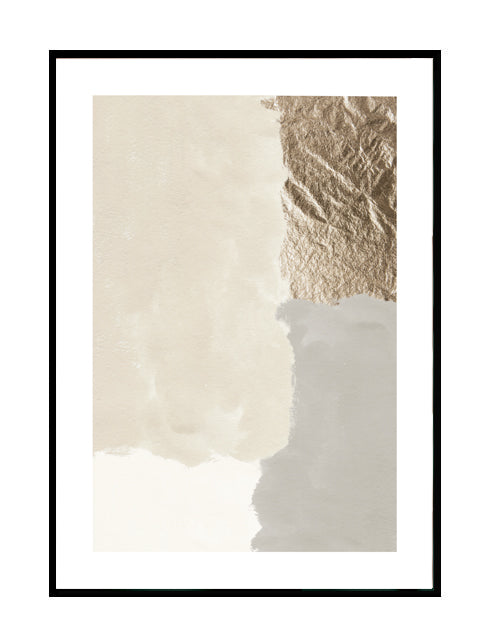 abstract wall art nude beige greige neutral gold