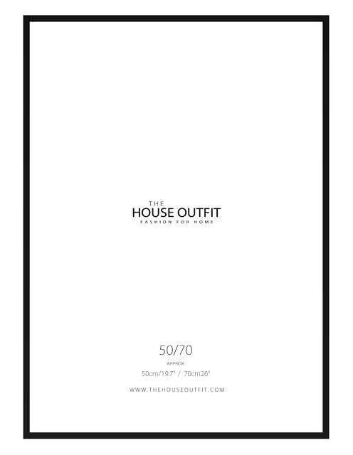 premium aluminium lightweight sturdy wall art picture frame matte black 50 70