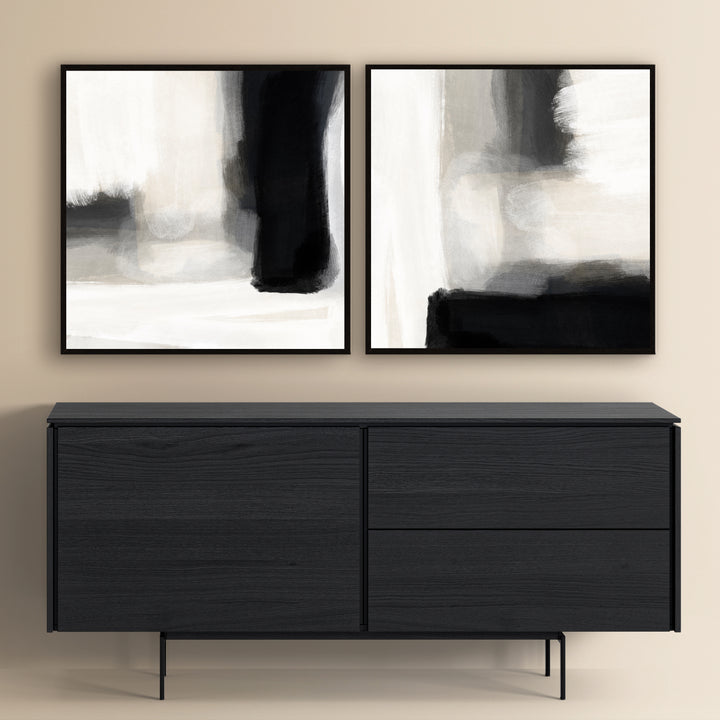 CHINA FRAMED CANVAS SET OF 2