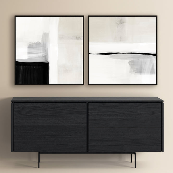 CLAY FRAMED CANVAS SET OF 2