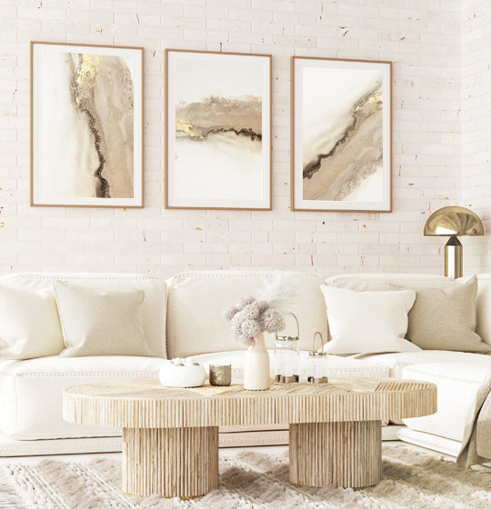 Nude abstract wall art framed gallery wall 