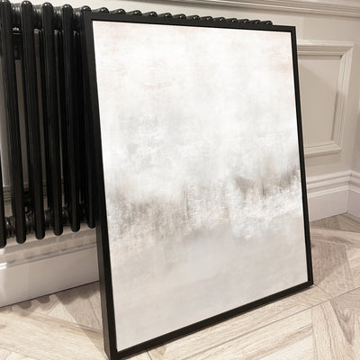 premium abstract framed canvas nude neutral beige white