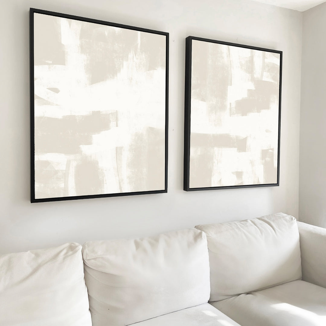 MELBOURNE FRAMED CANVAS SET OF 2