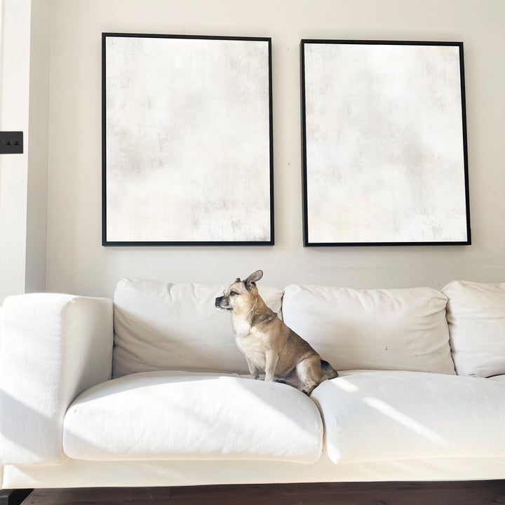 SNOW FRAMED CANVAS SET OF 2