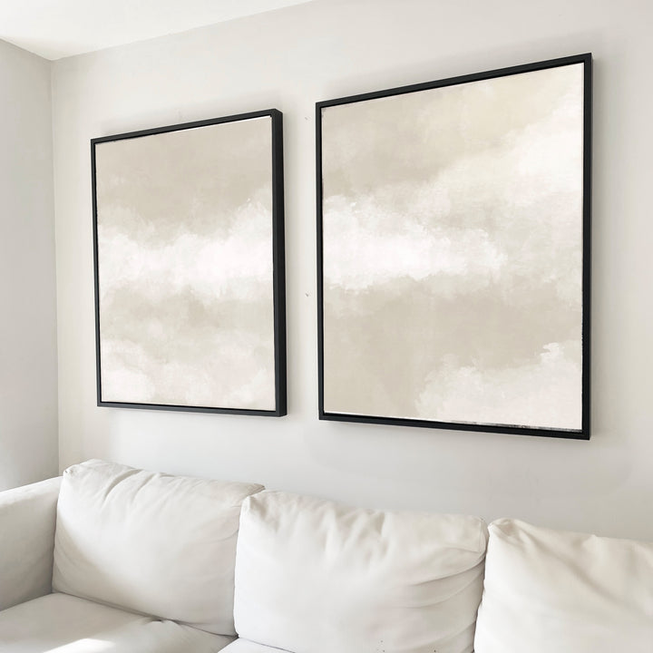 CLOUD FRAMED CANVAS SET OF 2