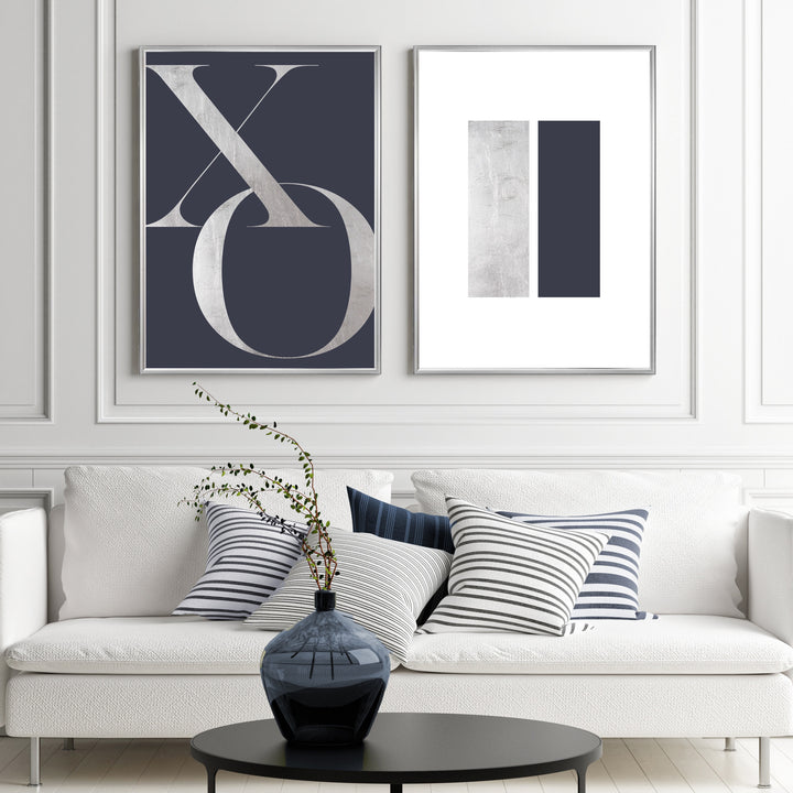 XO SILVER / NAVY