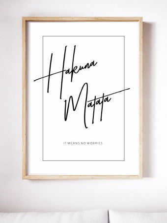 Hakuna Matata (White)
