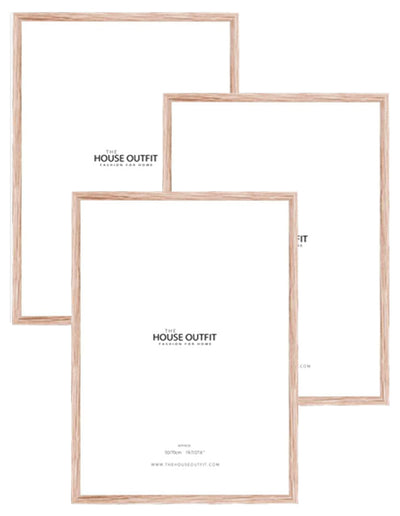 oak wood frame bundle set of 3 50 70 