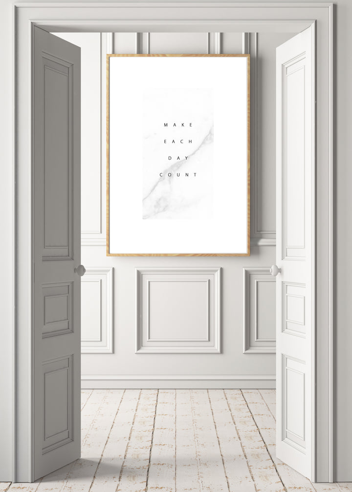 MAKE EACH DAY COUNT MARBLE