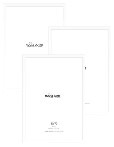 white wood frame bundle set of 3 50 70 